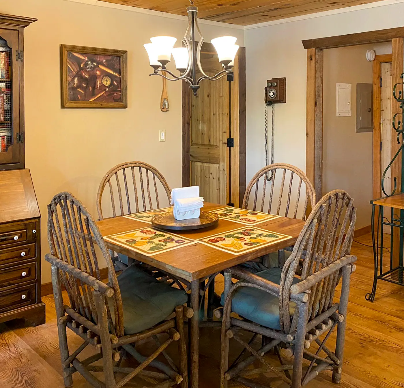 Burns Lake Cabin w/ Dock, Fire Pit, Rowboat & More