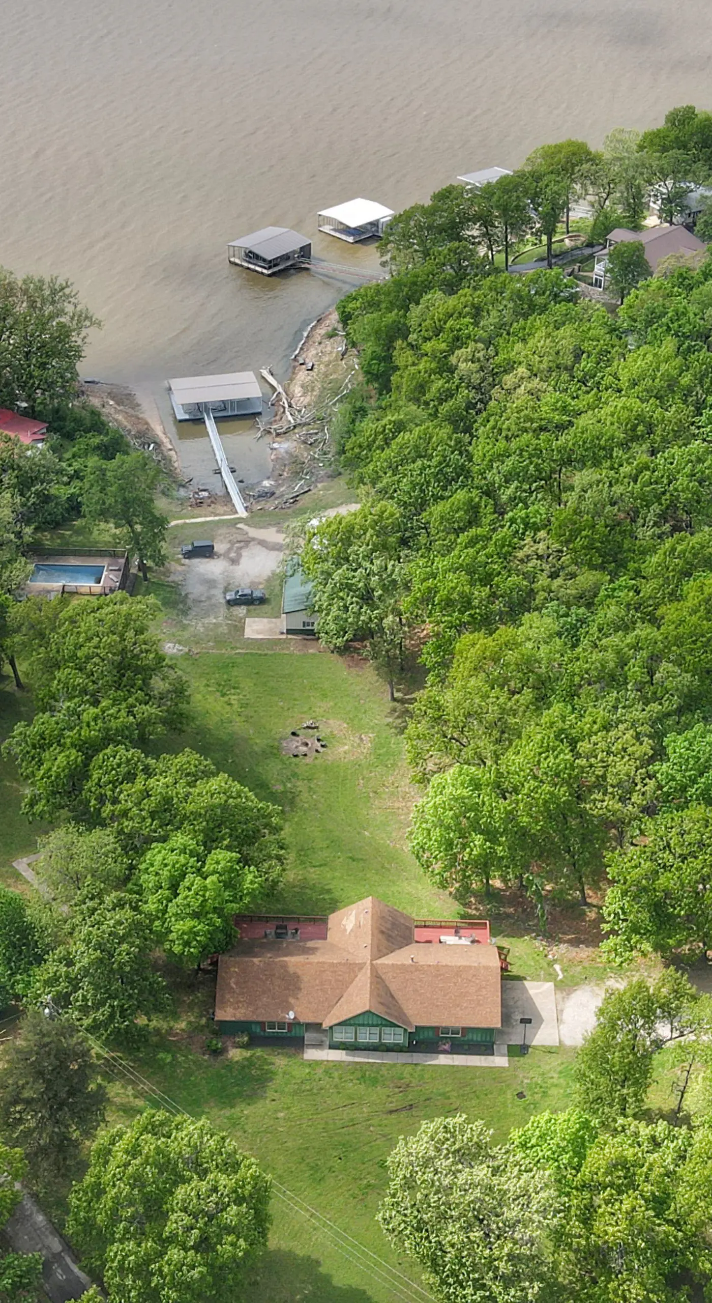 Hot Tub, Pool, Dock: 2 Cabins Lakeview Grand Lake