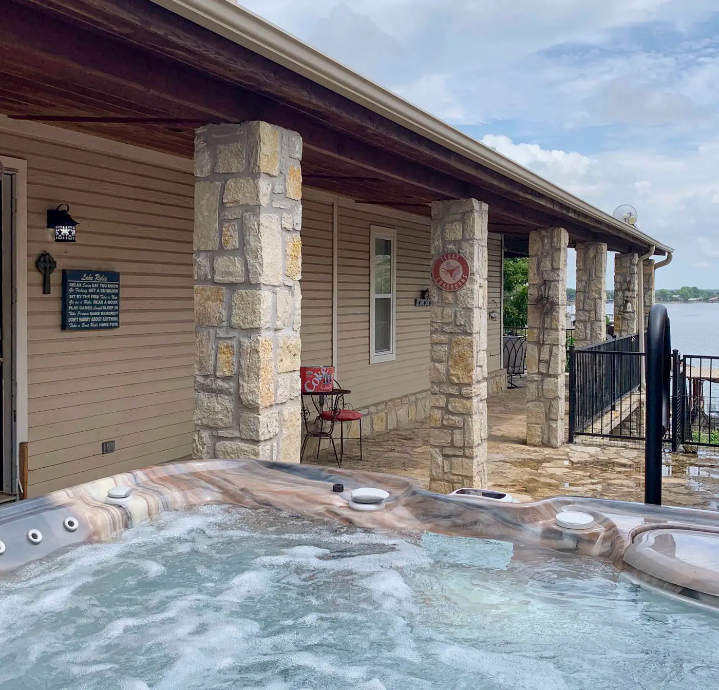 Luxury Lake Granbury Home: Dock, Hot Tub & Decks!