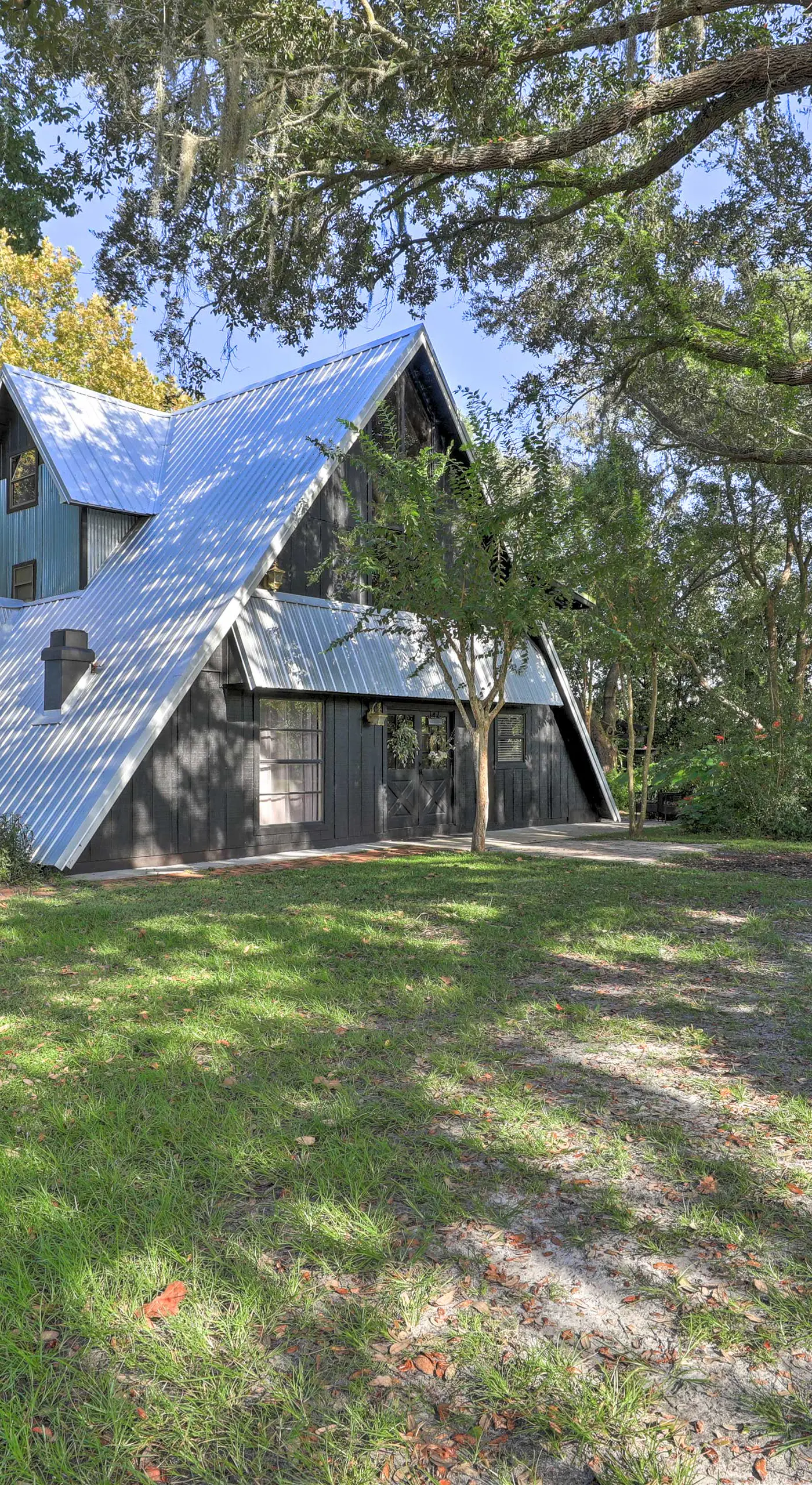 Chic A-Frame Escape w/ Fire Pit - Private Property