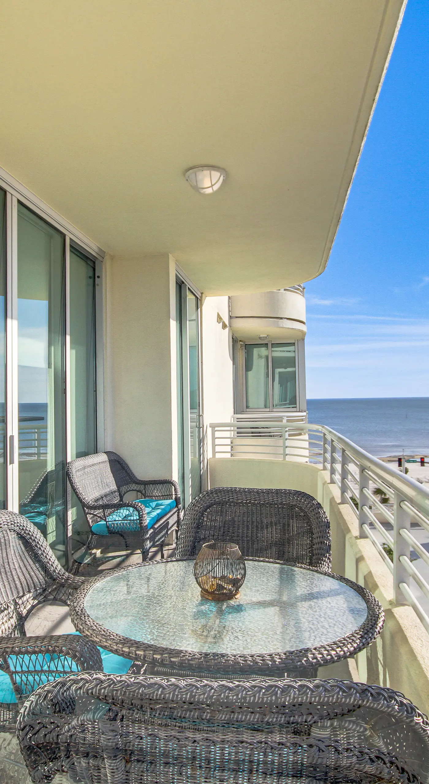 Beachside Biloxi Club Condo: Balcony w/ Ocean View