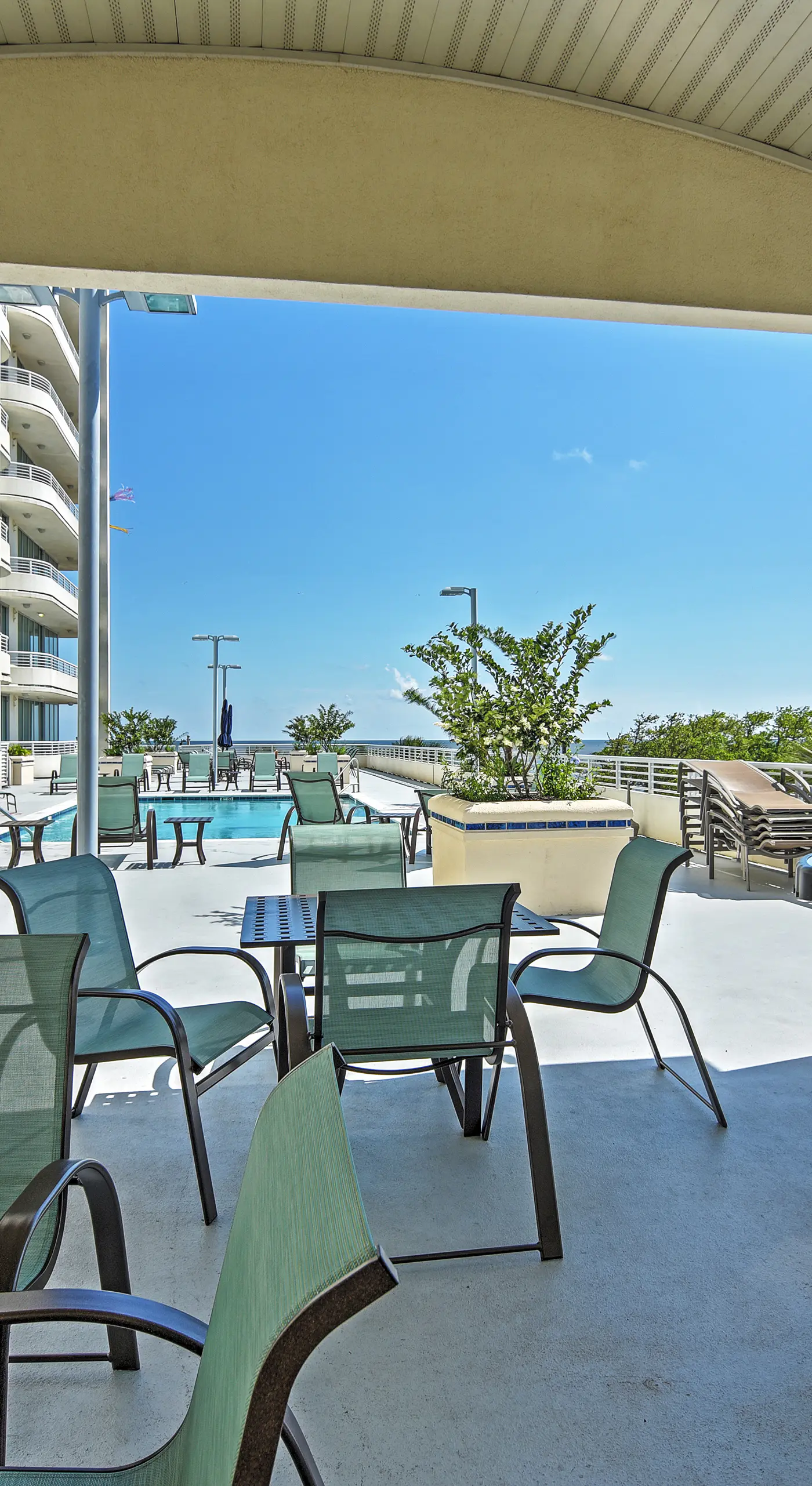 Beachside Biloxi Club Condo: Balcony w/ Ocean View