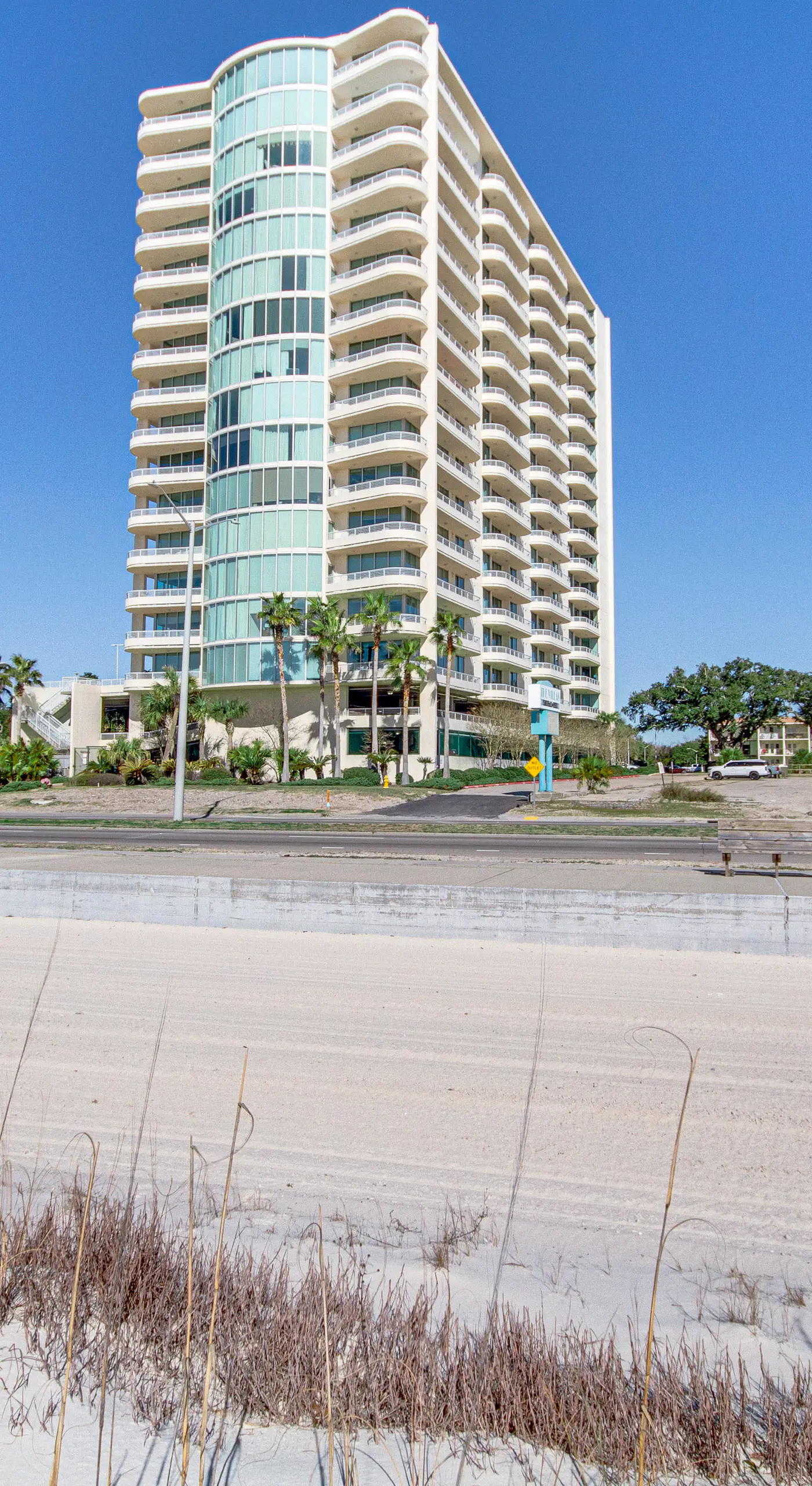 Beachside Biloxi Club Condo: Balcony w/ Ocean View