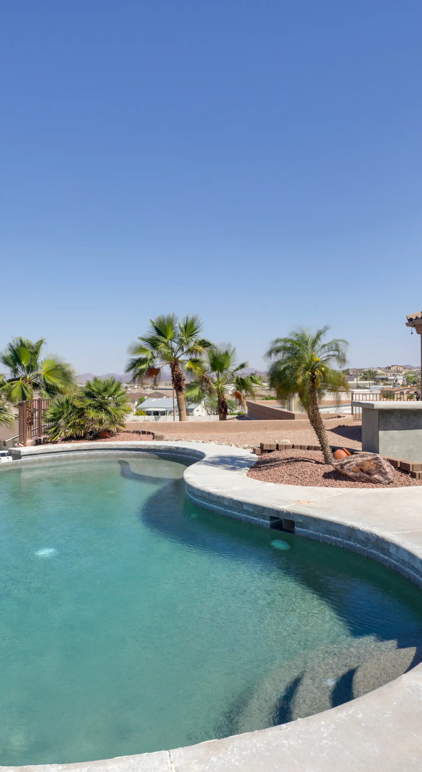 Patio + Lake Havasu View: Scenic Gated Retreat!