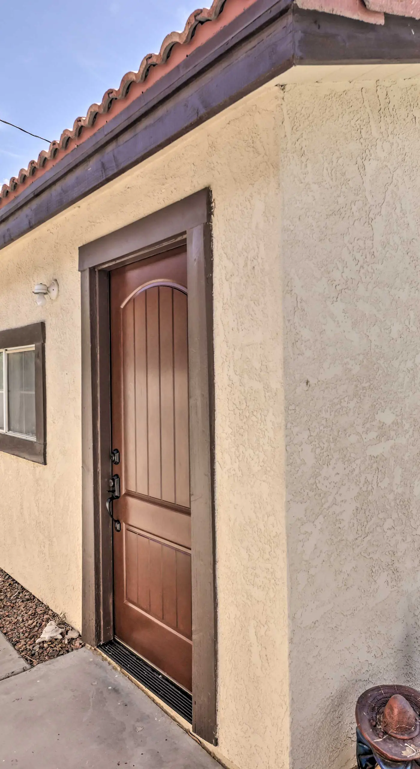 Covered Patio & Pool: Family Home in Bullhead City