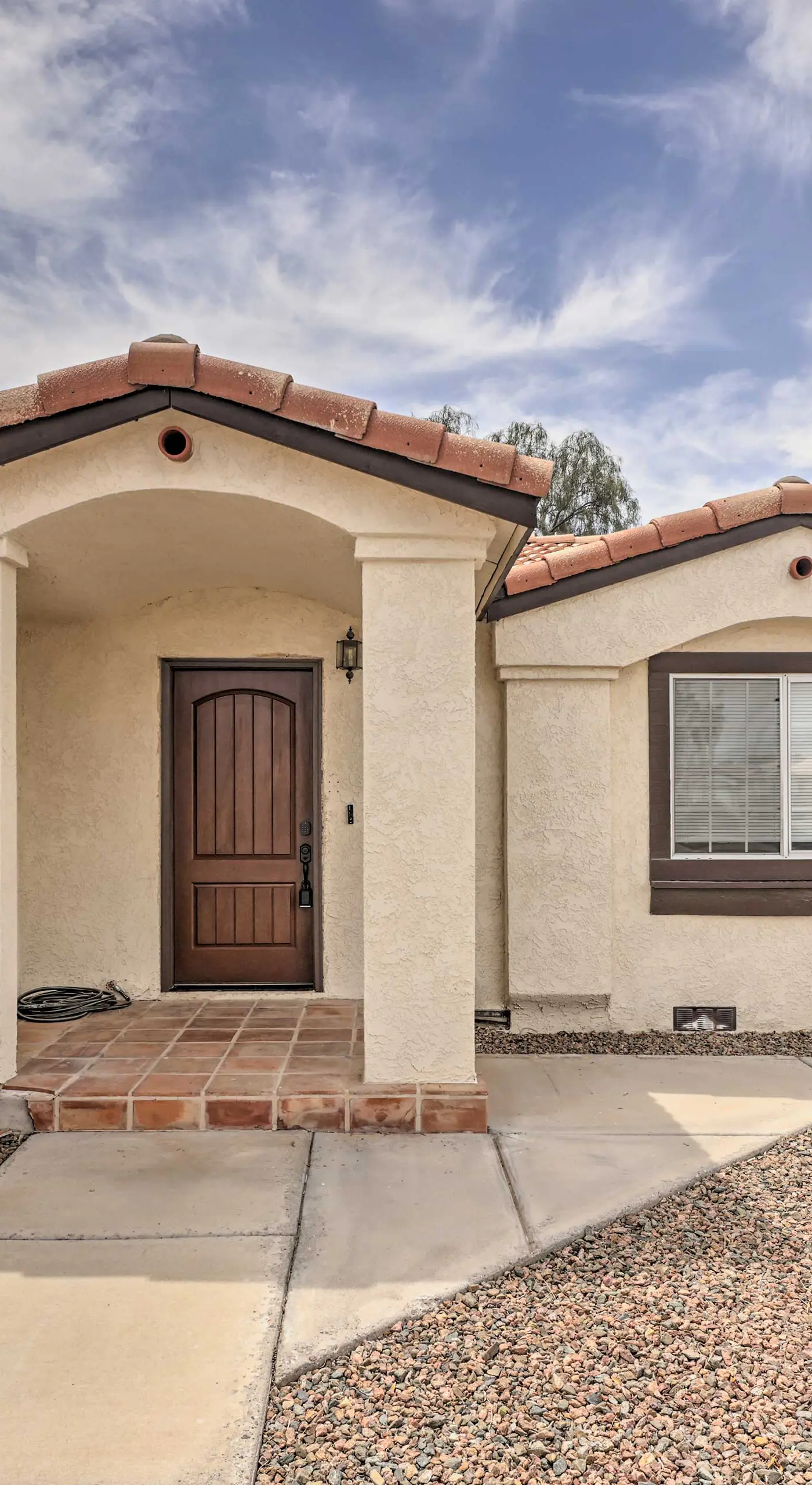 Covered Patio & Pool: Family Home in Bullhead City