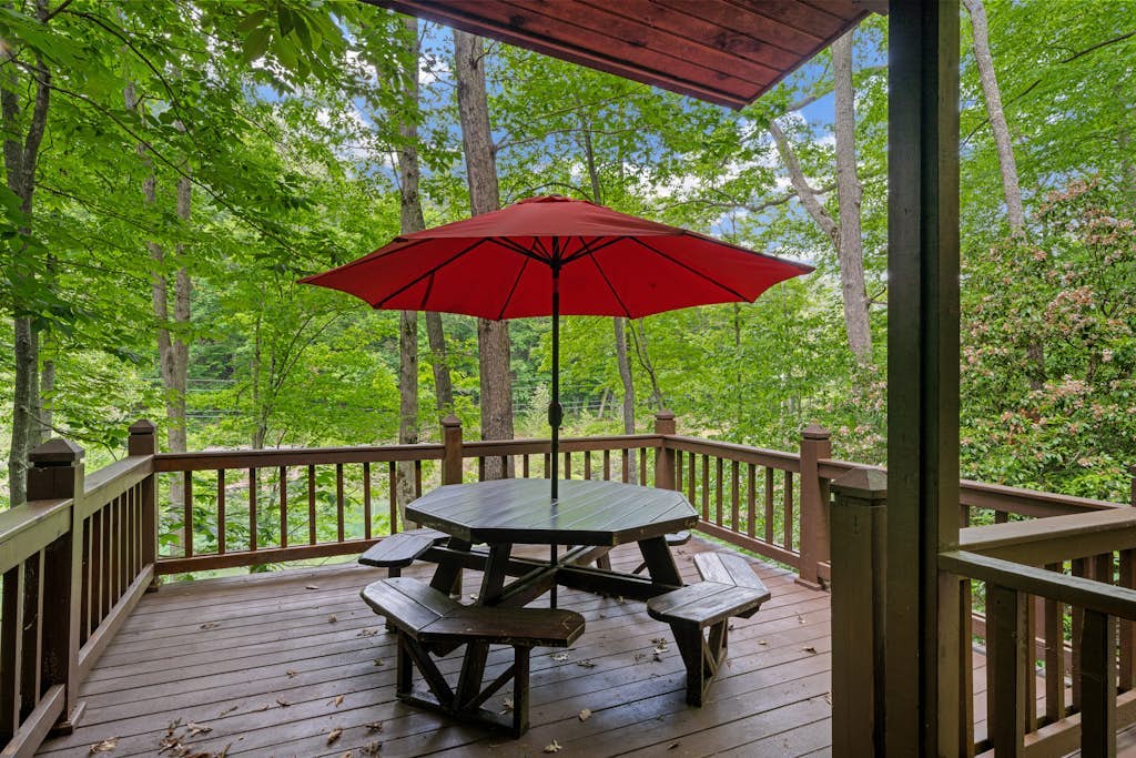Waterfront cabin with hot tub, firepit, dock, & screened porch - dog-friendly