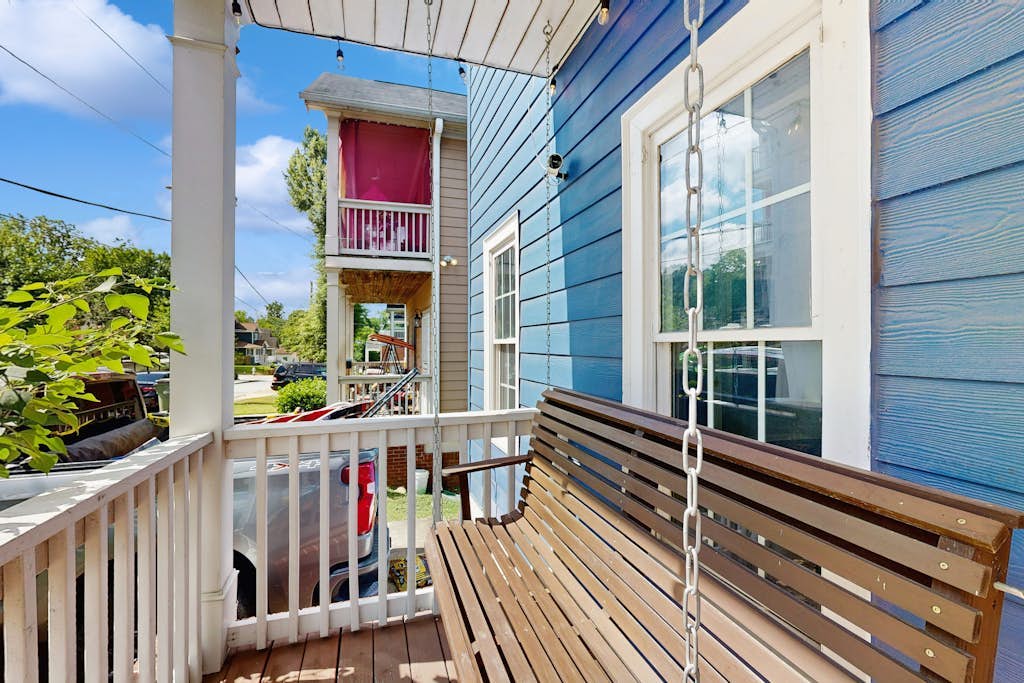 Spacious three-level home with game room, patio & cozy fireplace