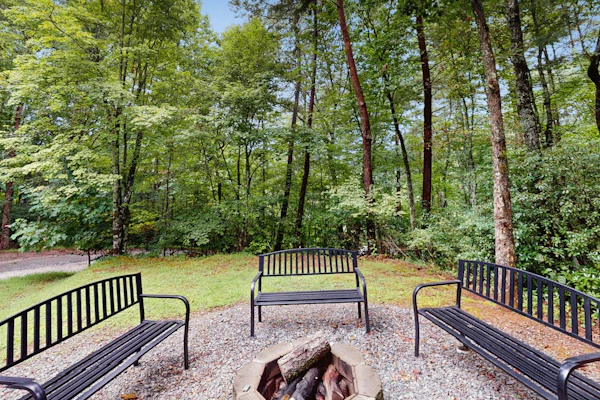 Studio cabin with wood-burning fireplace, hot tub & fireplace - near downtown