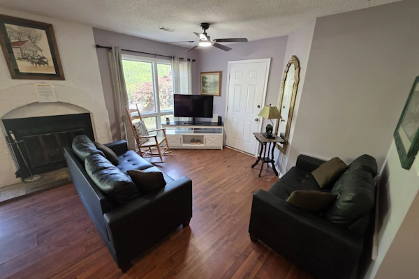 Dog-Friendly Waterfront Getaway with Fireplace, Full Kitchen, & Furnished Patio