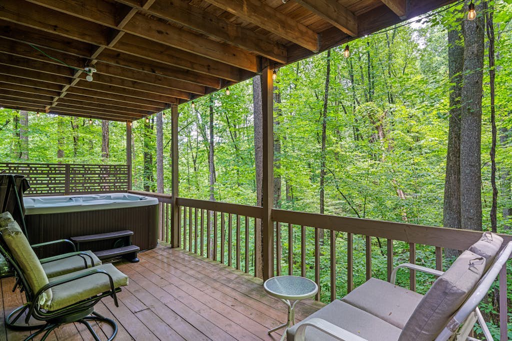 Dog-Friendly Mountain Cabin with hot tub, pool, & ping-pong