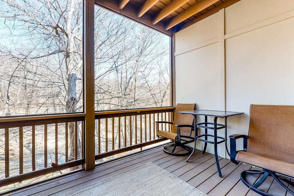 Three-Story Riverfront Home w/ a Private Hot Tub, Free WiFi and Four Fireplaces