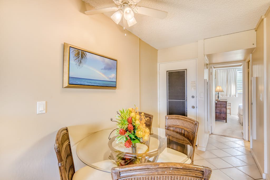 Ground-floor, oceanfront condo with outdoor pool & water views