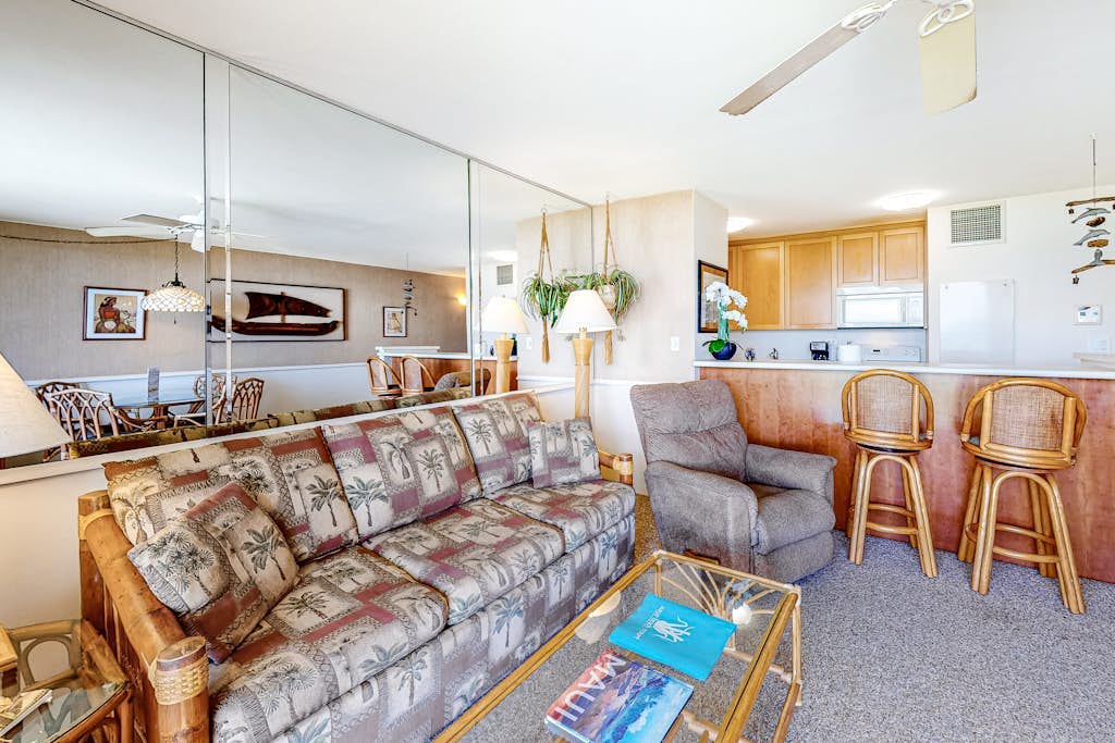 Sugar Beach Resort oceanfront condo with pool, hot tub, sauna, & central AC