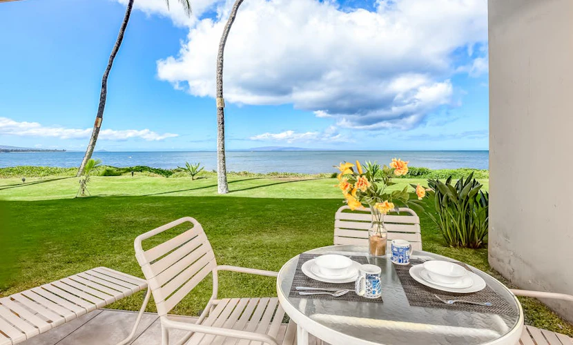 Comfortable, ground floor condo just steps from the beach, beautiful sunsets