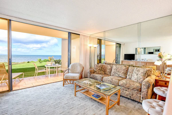 Comfortable, ground floor condo just steps from the beach, beautiful sunsets