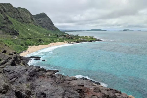 Water-view monthly rental with lanai, rooftop pool & hot tub access