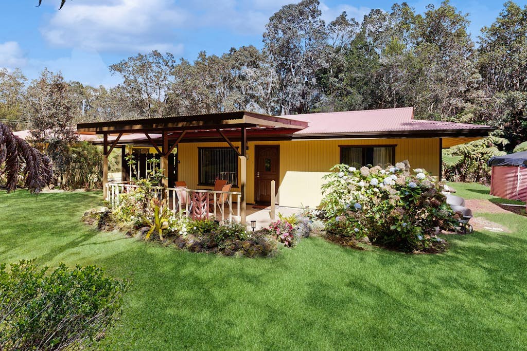 Serene home with enclosed nature walk, meditation spot, & gardens