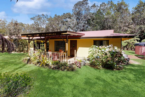 Serene home with enclosed nature walk, meditation spot, & gardens