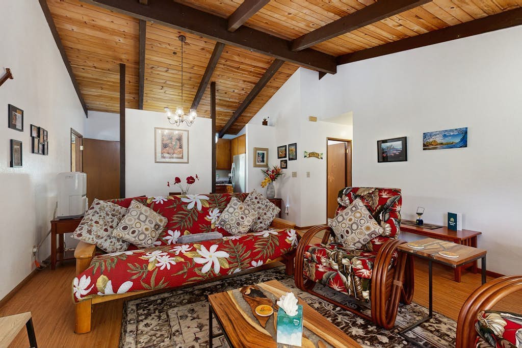 Serene home with enclosed nature walk, meditation spot, & gardens