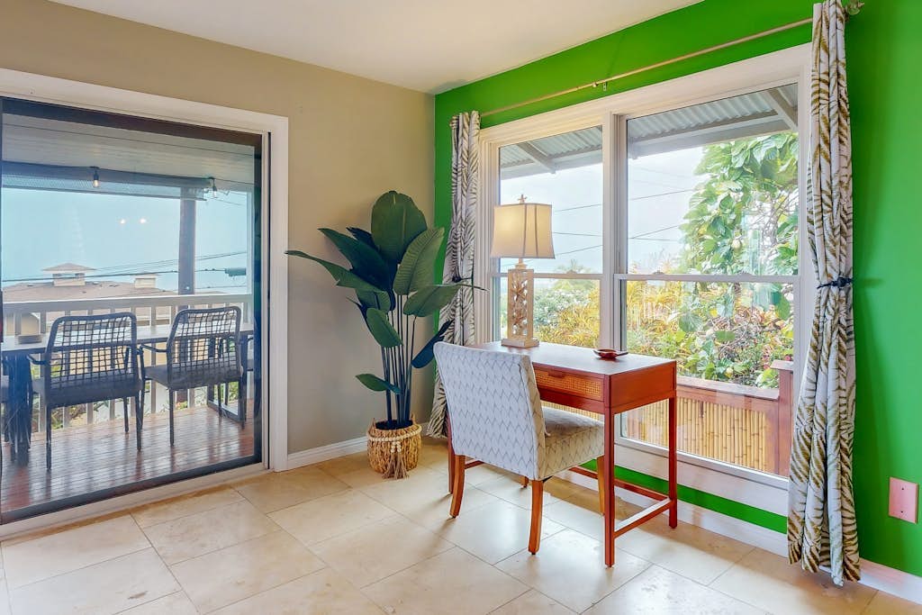 Beautiful home with ocean views, lanai, private gazebo, firepit -great location