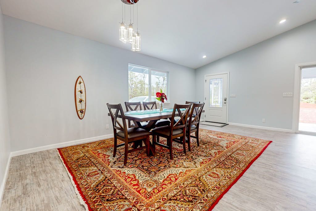 Bright & modern dog-friendly oasis on two lush acres with generous patio & W/D