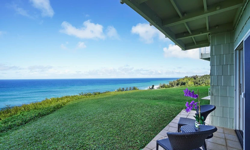 Ocean Vista Condo with Fast WiFi, Full Kitchen, Patio, Shared Pool, & Tennis