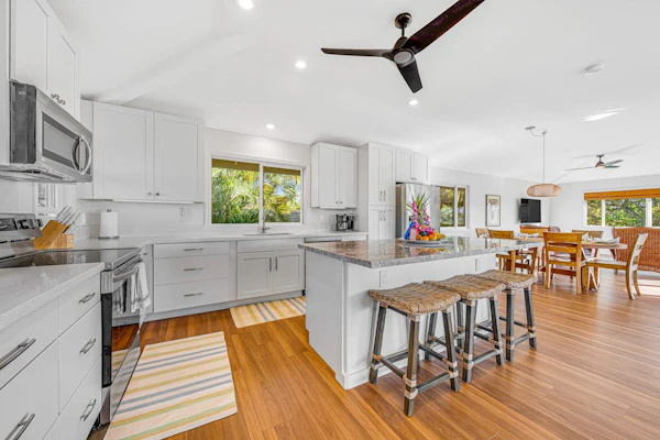 Renovated home on corner lot with Bali Hai view, amazing lanais & great location