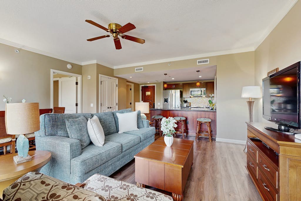 Waterfront Condo w/ Partial Ocean View, Resort Pools, Hot Tubs - Family Friendly