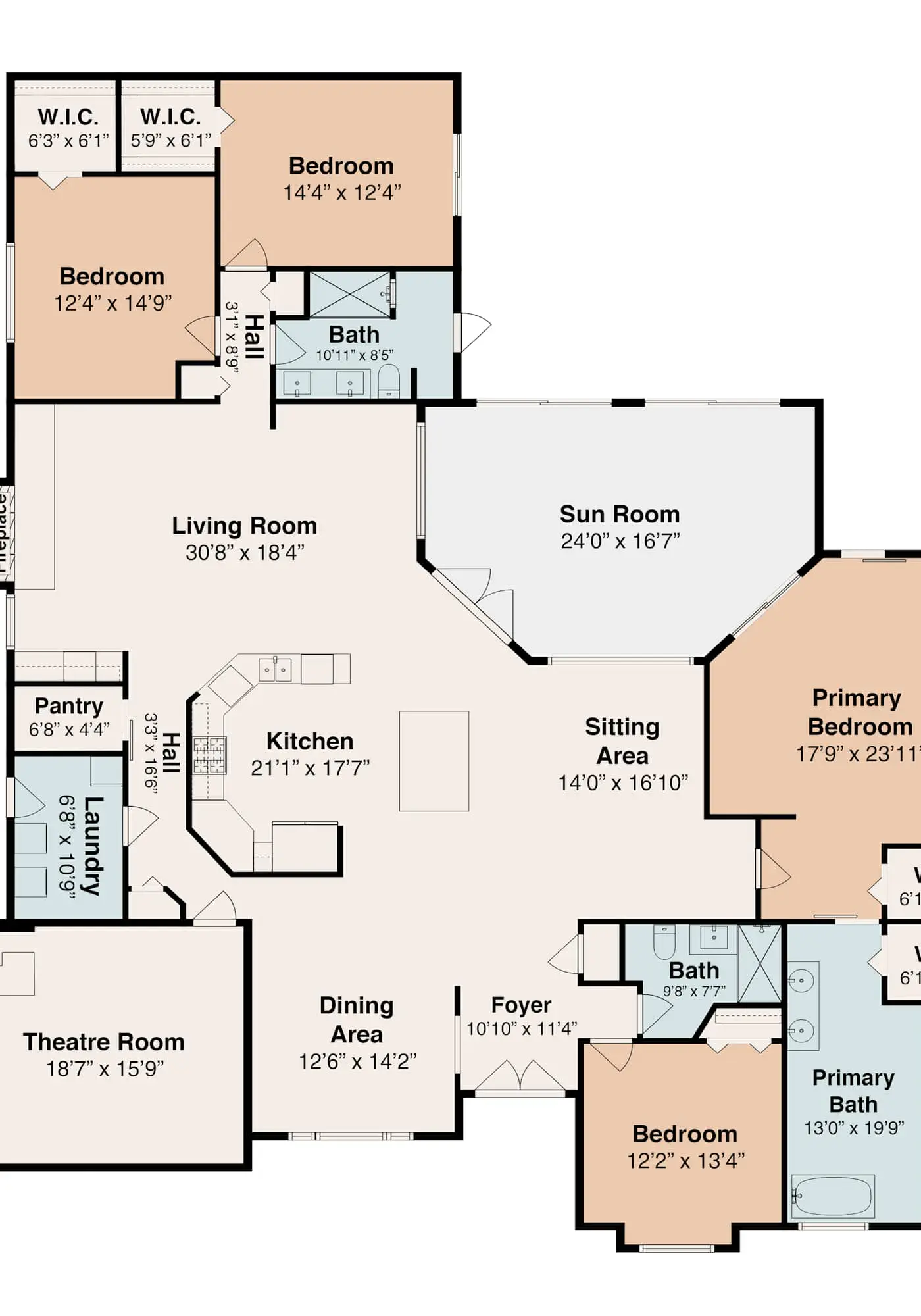 Resort-Style Estate w/ Heated Pool, Theater & Pickleball