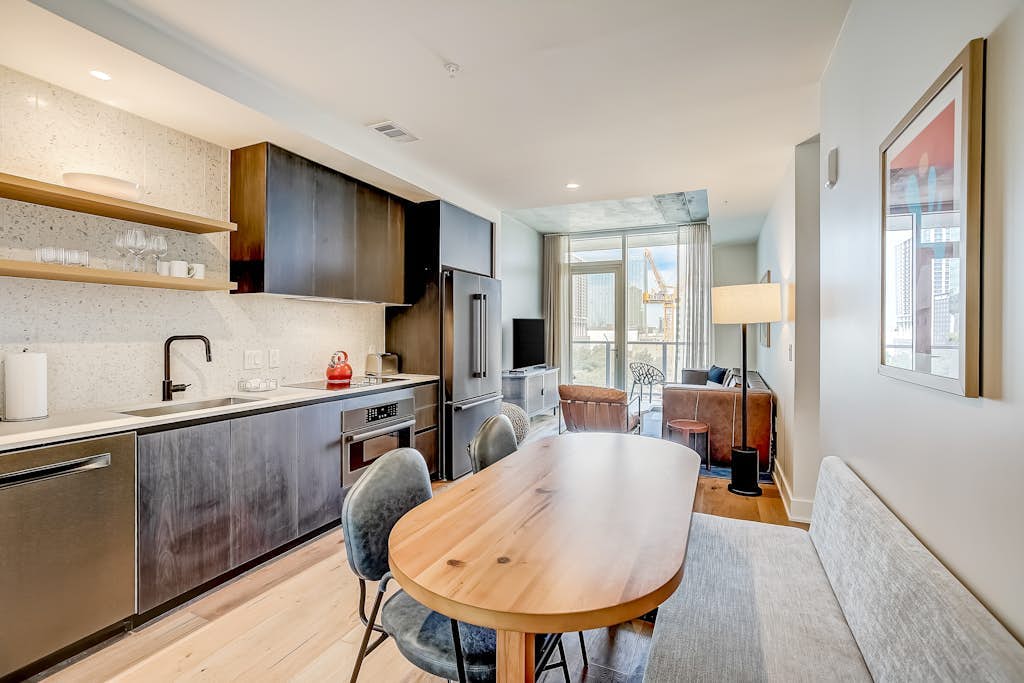 Luxe condo with rooftop pool, WiFi, and central AC