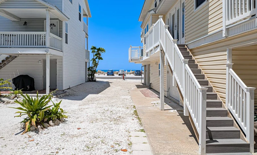 Beachfront Escape on Gulf Drive – Steps to the Sand & Bridge Street