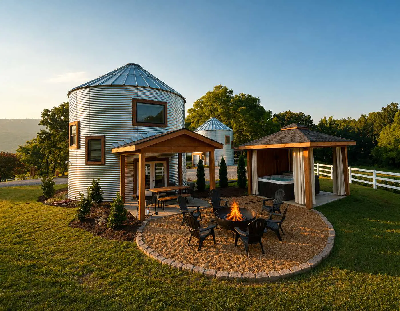 Cozy Ridge Silo - Sleeps 6 with Private Hot Tub