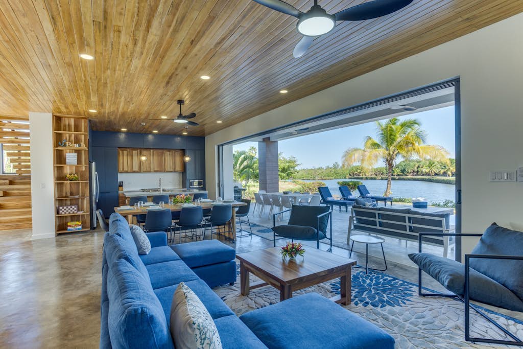 Spacious retreat with private pool, rooftop deck, kayaks, and pet-friendly perks