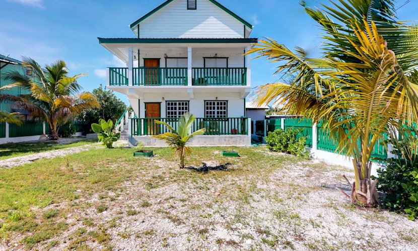 Entire duplex with patio, balcony, partial AC & WiFi - next to a Caribbean beach