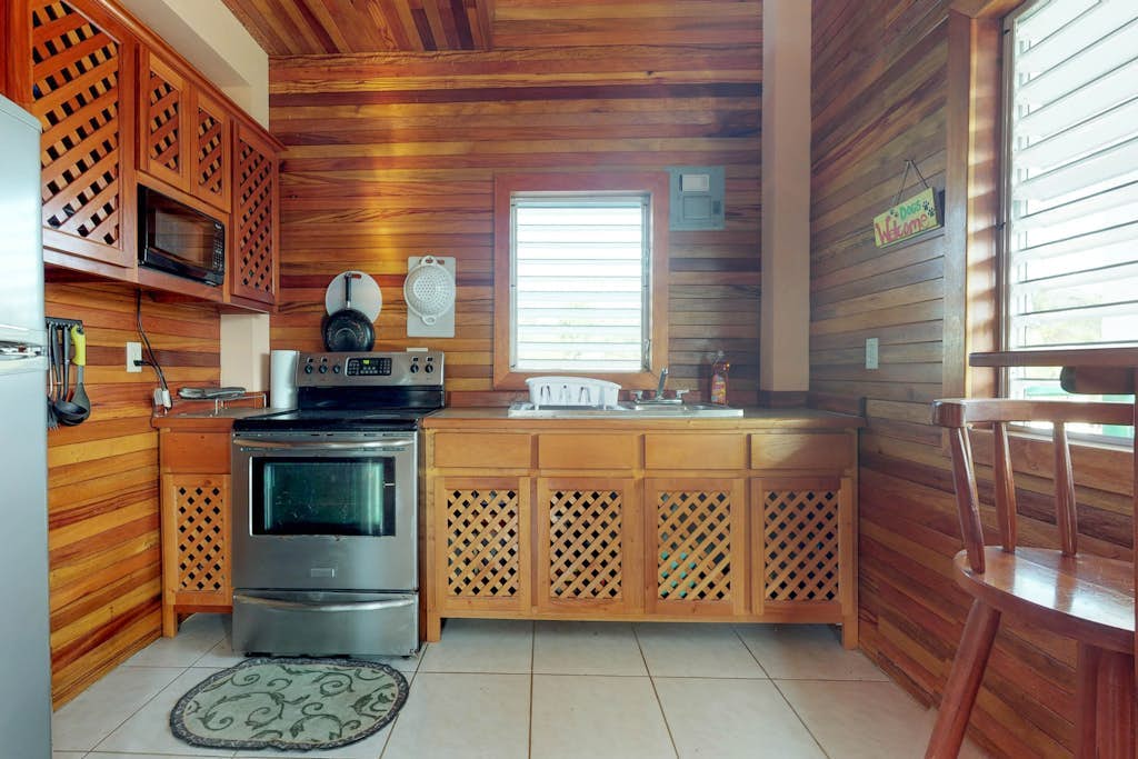 Entire duplex with patio, balcony, partial AC & WiFi - next to a Caribbean beach