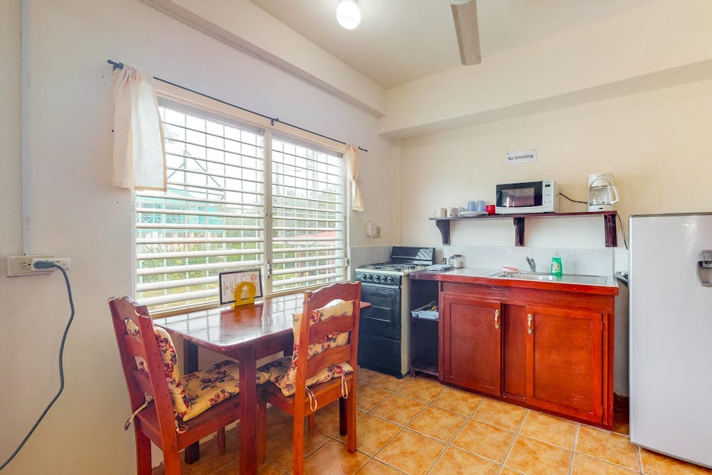 Three vibrant studios w/ full kitchens, adult bikes, free WiFi & partial AC