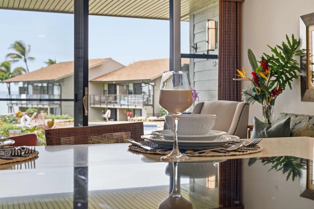 Lovely oceanfront oasis with pool, grills & patio