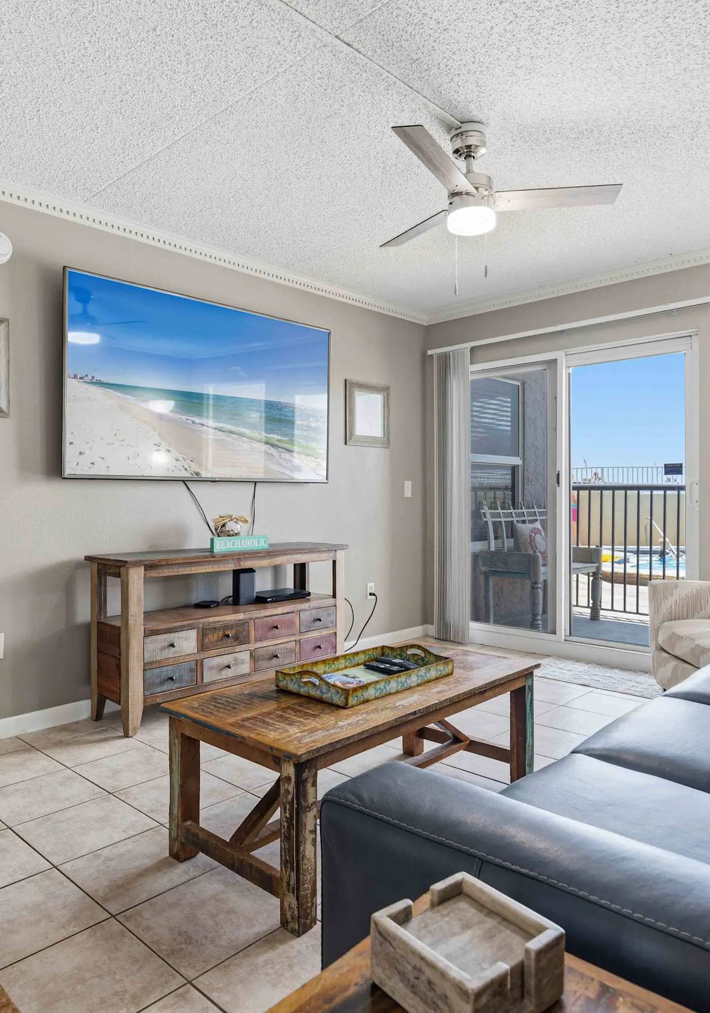Waterfront Condo with shared pool & fitness room 