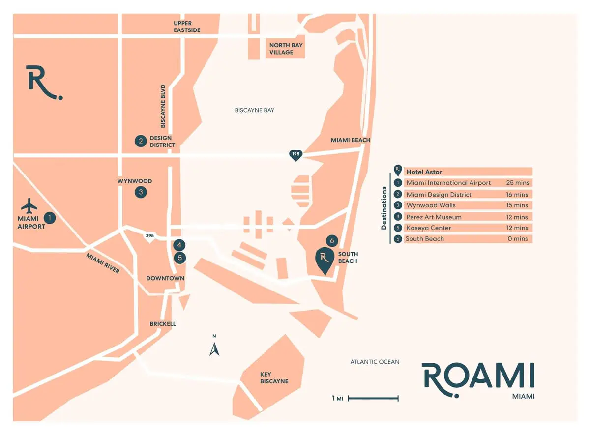 Roami at Hotel Astor | Miami Beach Studio