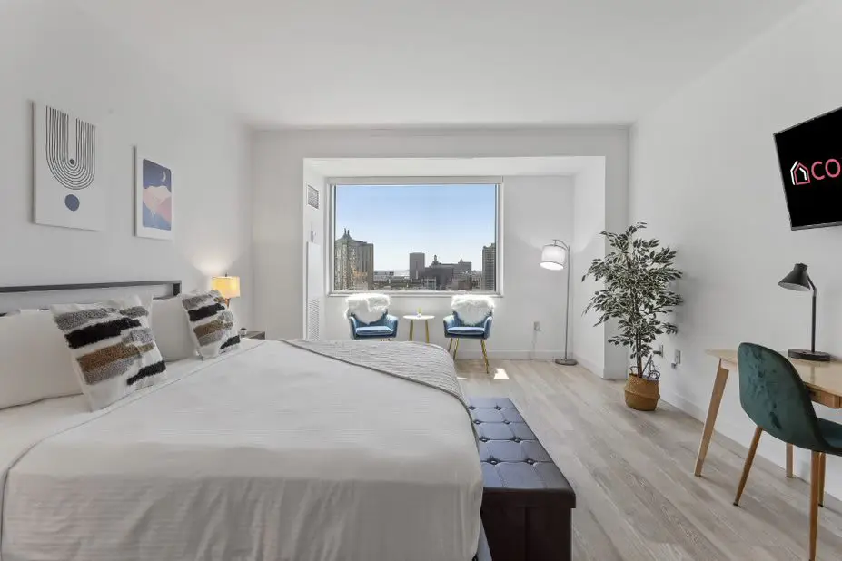 Boardwalk King Bed Retreats by CozySuites 