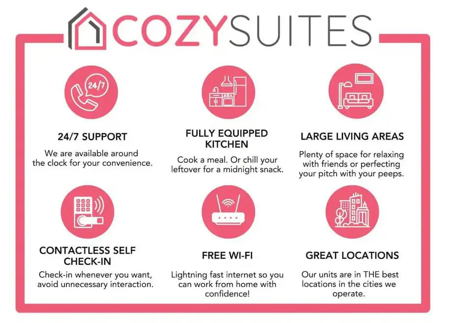 Modern Studio CozySuites Downtown