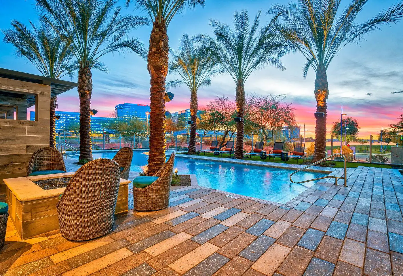 Modern Town Lake waterfront CozySuites in paradise