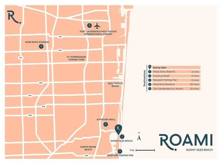 Roami at Sunny Isles | Rooftop Pool | 2 BR