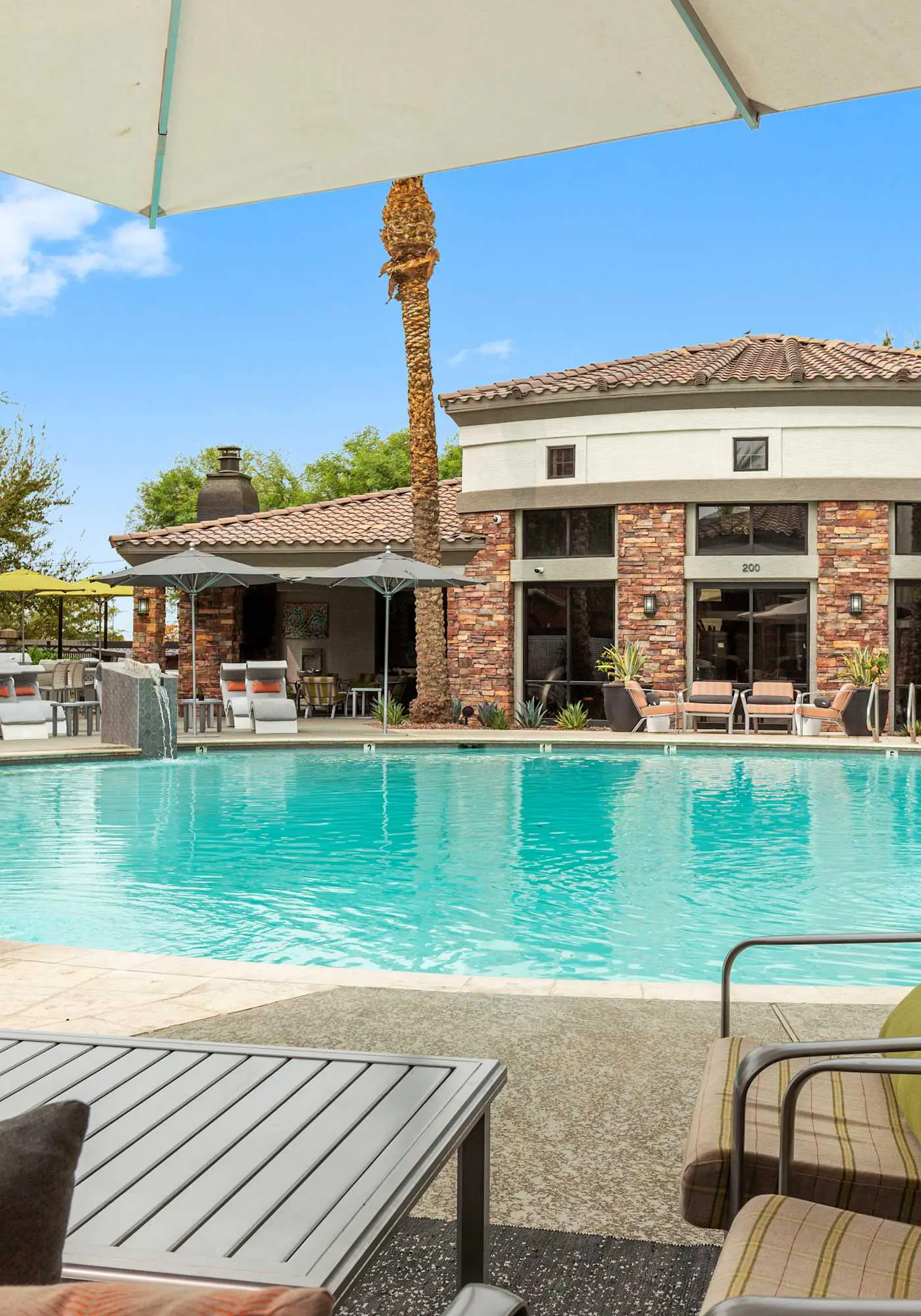 CozySuites Glendale stadium area and pool