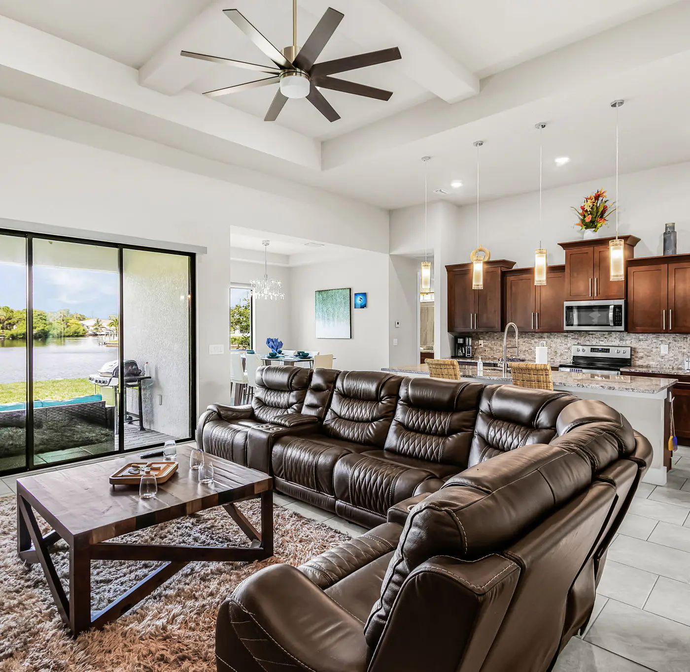 Spacious Waterfront Home in Cape Coral with Private Boat Slip and Hot Tub