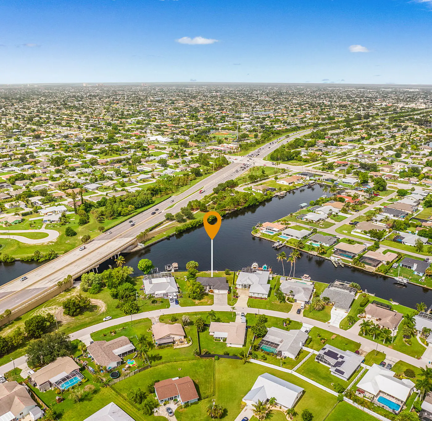 Spacious Waterfront Home in Cape Coral with Private Boat Slip and Hot Tub