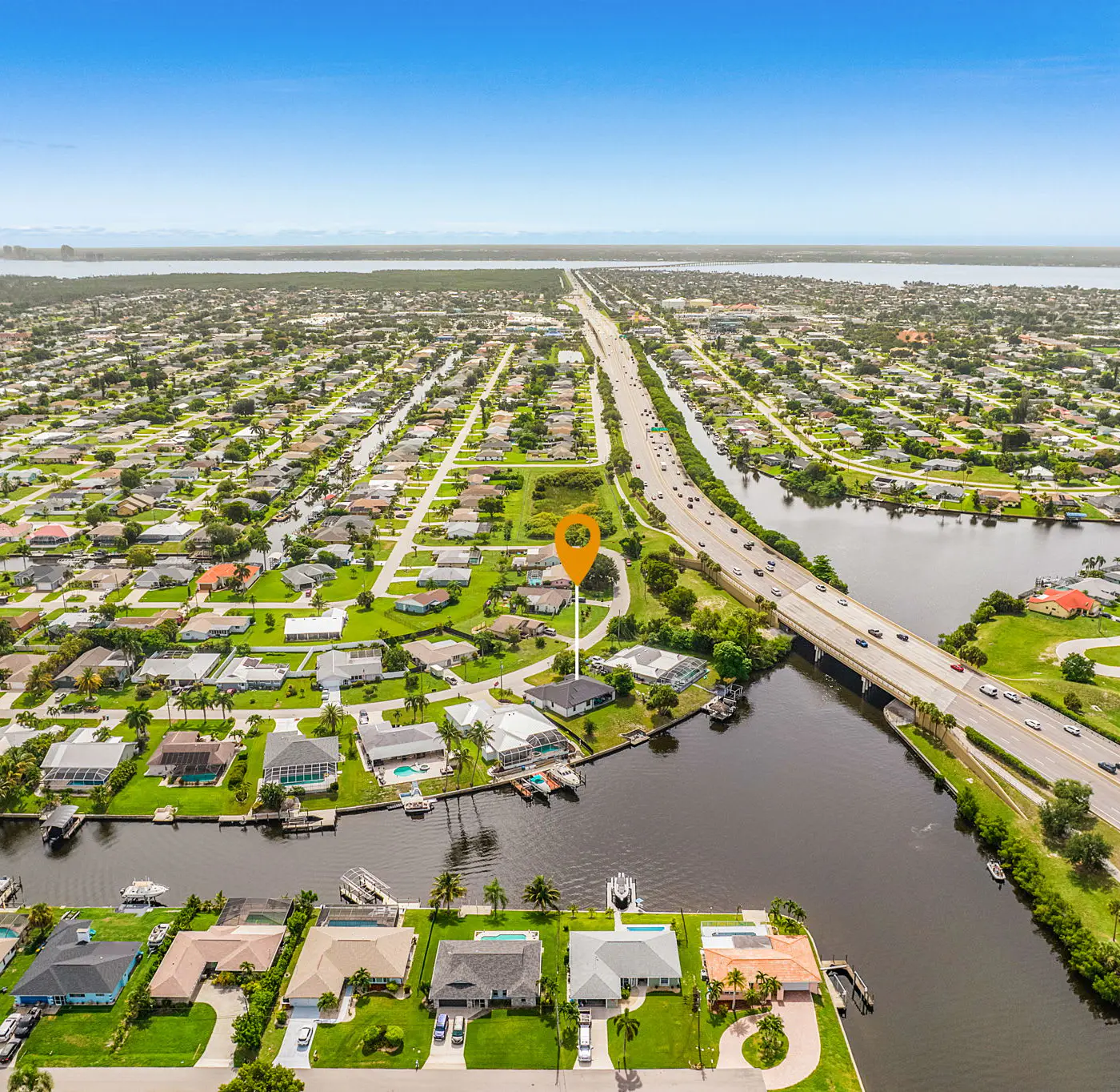 Spacious Waterfront Home in Cape Coral with Private Boat Slip and Hot Tub
