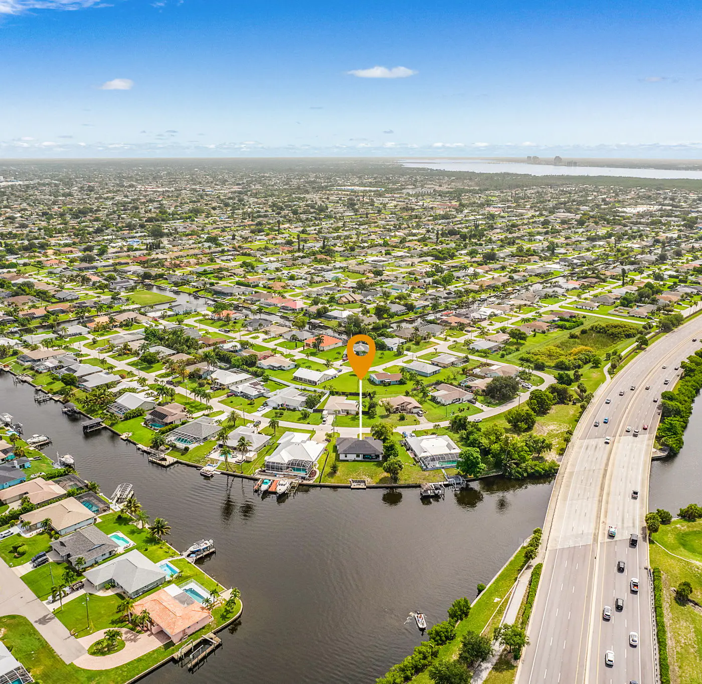 Spacious Waterfront Home in Cape Coral with Private Boat Slip and Hot Tub