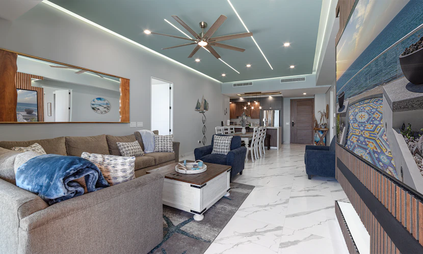 R804 Encantame Soleil 3BR Ocean View Condo with Modern Kitchen and Private Balcony